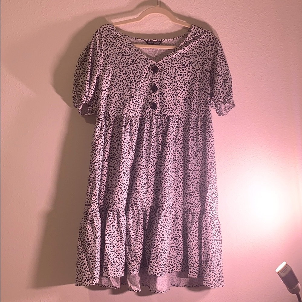 Dalmatian Print Dress